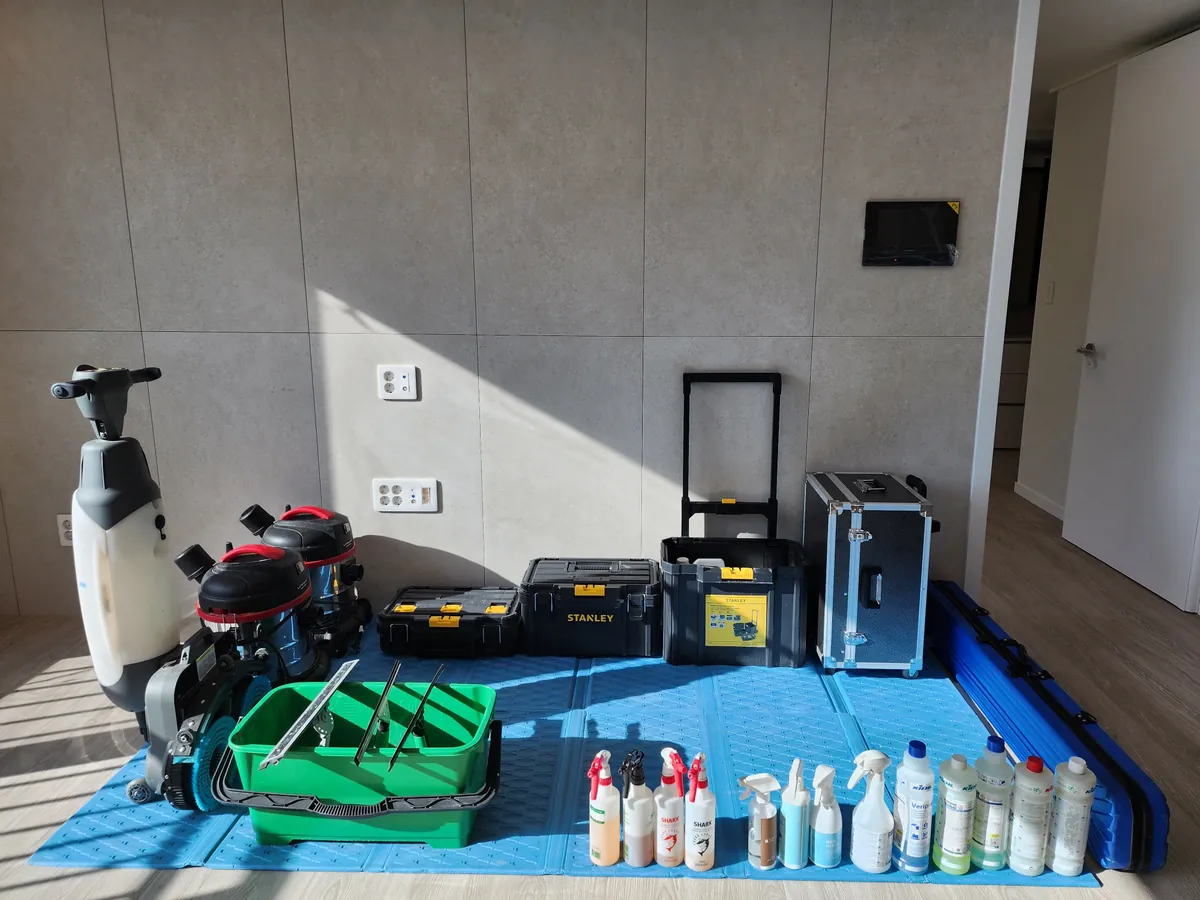 입주청소 작업 현장